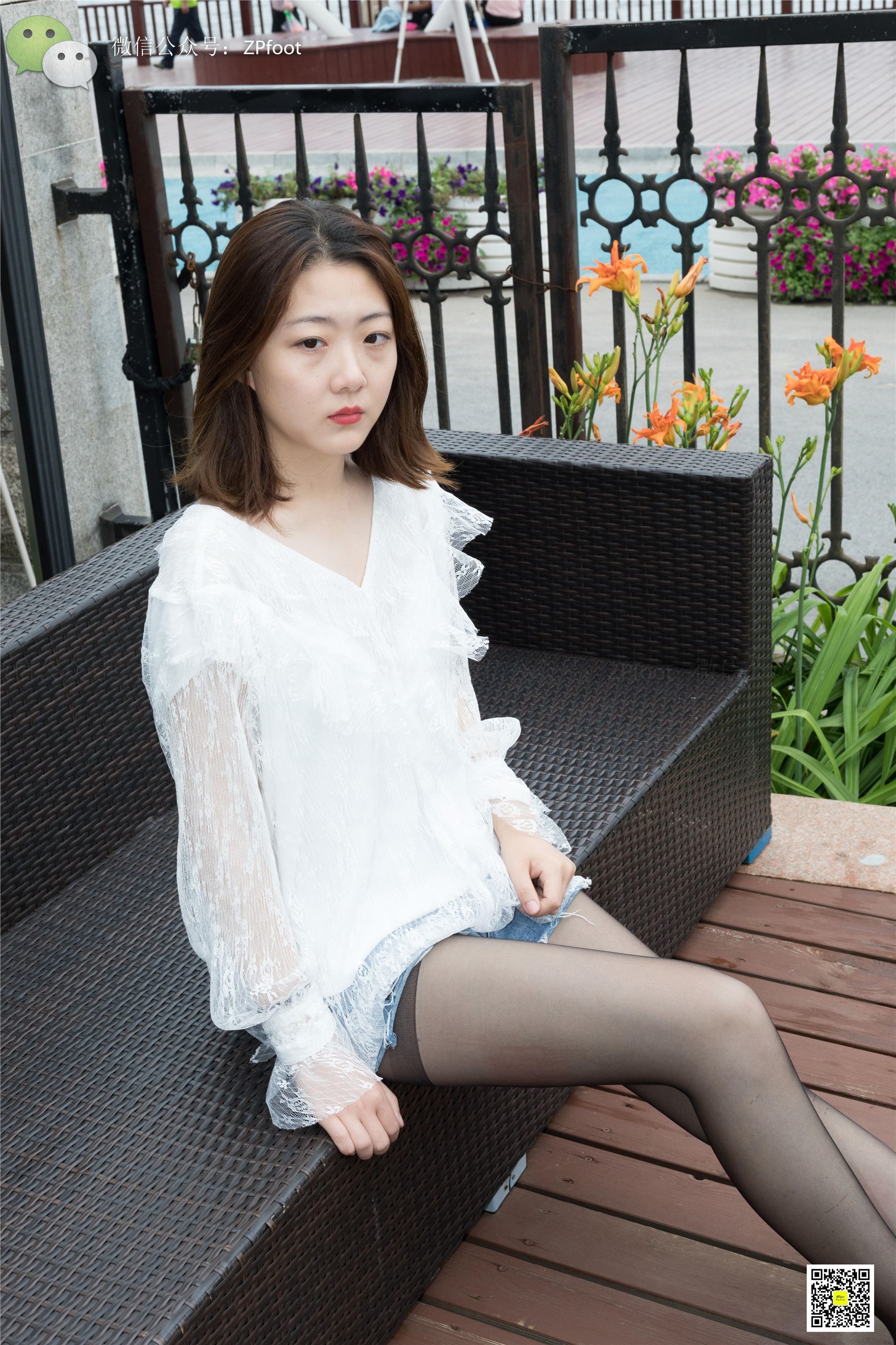 LSS山茶摄影 NO.016 sale的黑丝嫩足